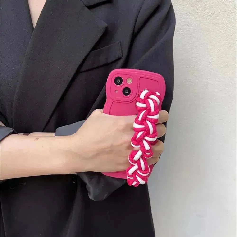 Chic Braided Wristband Phone Case (For iPhones)