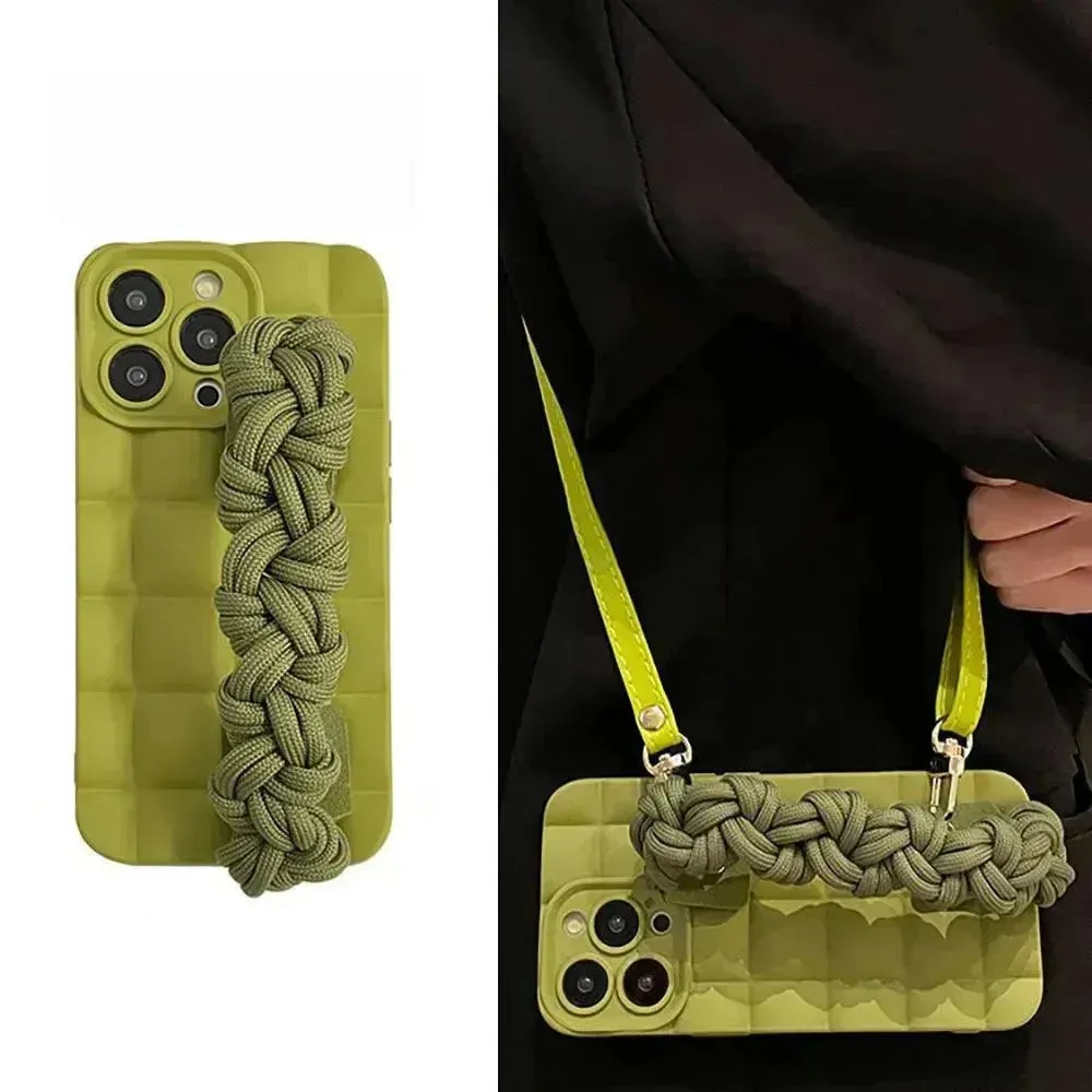 Chic Braided Wristband Phone Case (For iPhones)