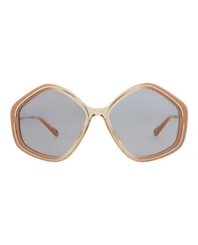 Chloe Square-Frame Bio Injection Sunglasses, style # CH0061S-30011509002