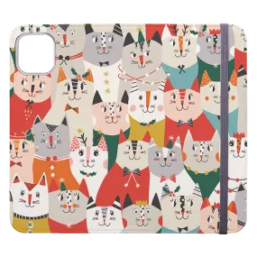 Christmas Cats Wallet Case By Ali Brookes