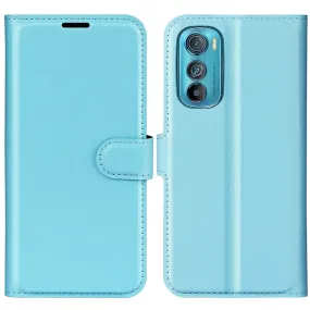 Classic Motorola Edge 30 flip case - Blue