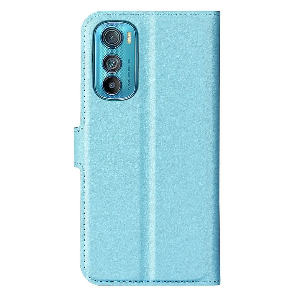 Classic Motorola Edge 30 flip case - Blue