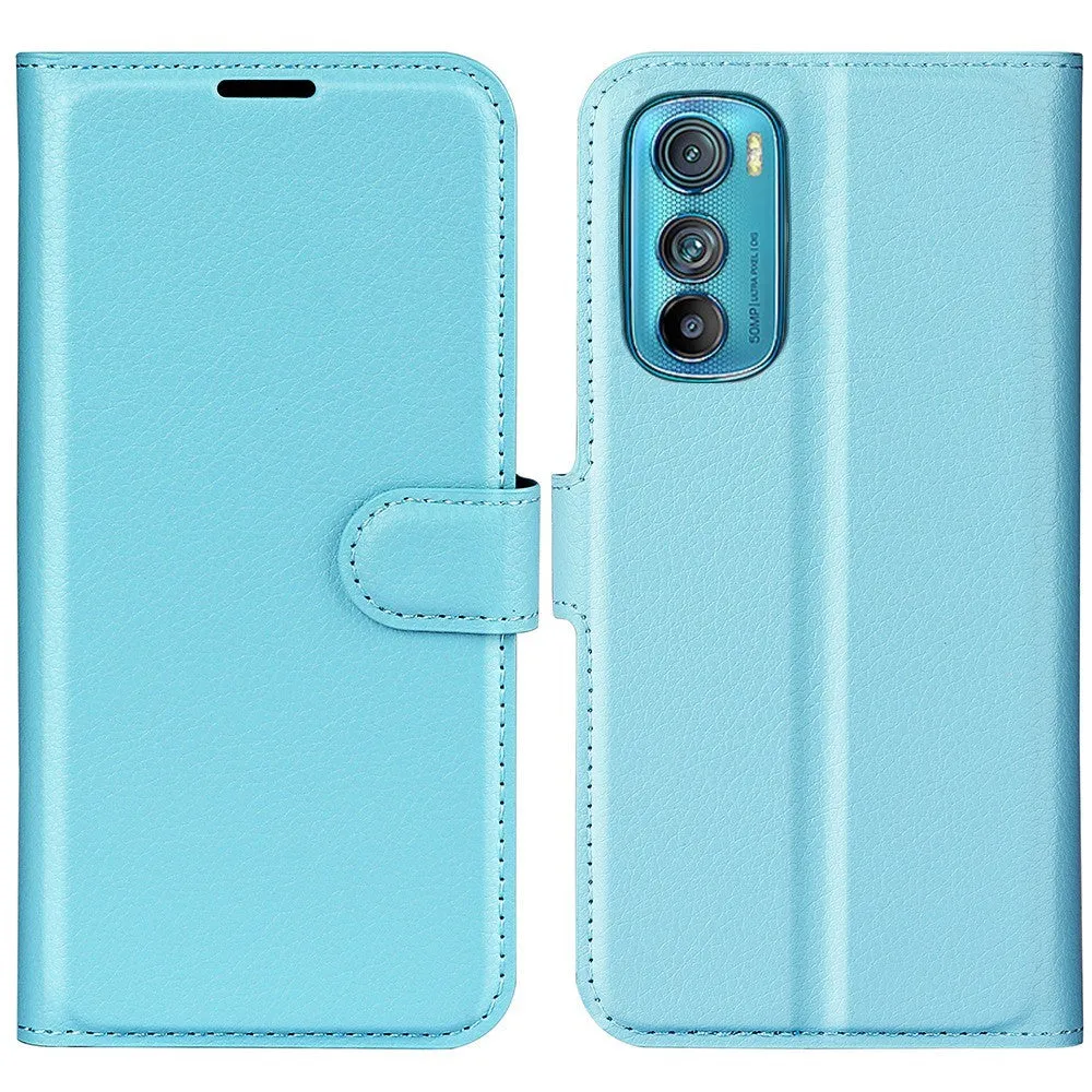 Classic Motorola Edge 30 flip case - Blue