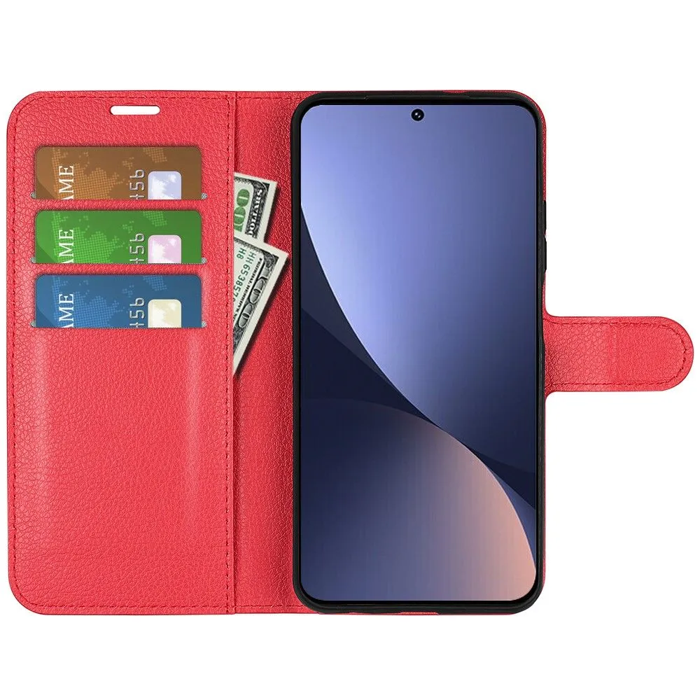 Classic Xiaomi Redmi K50 / K50 Pro flip case - Red