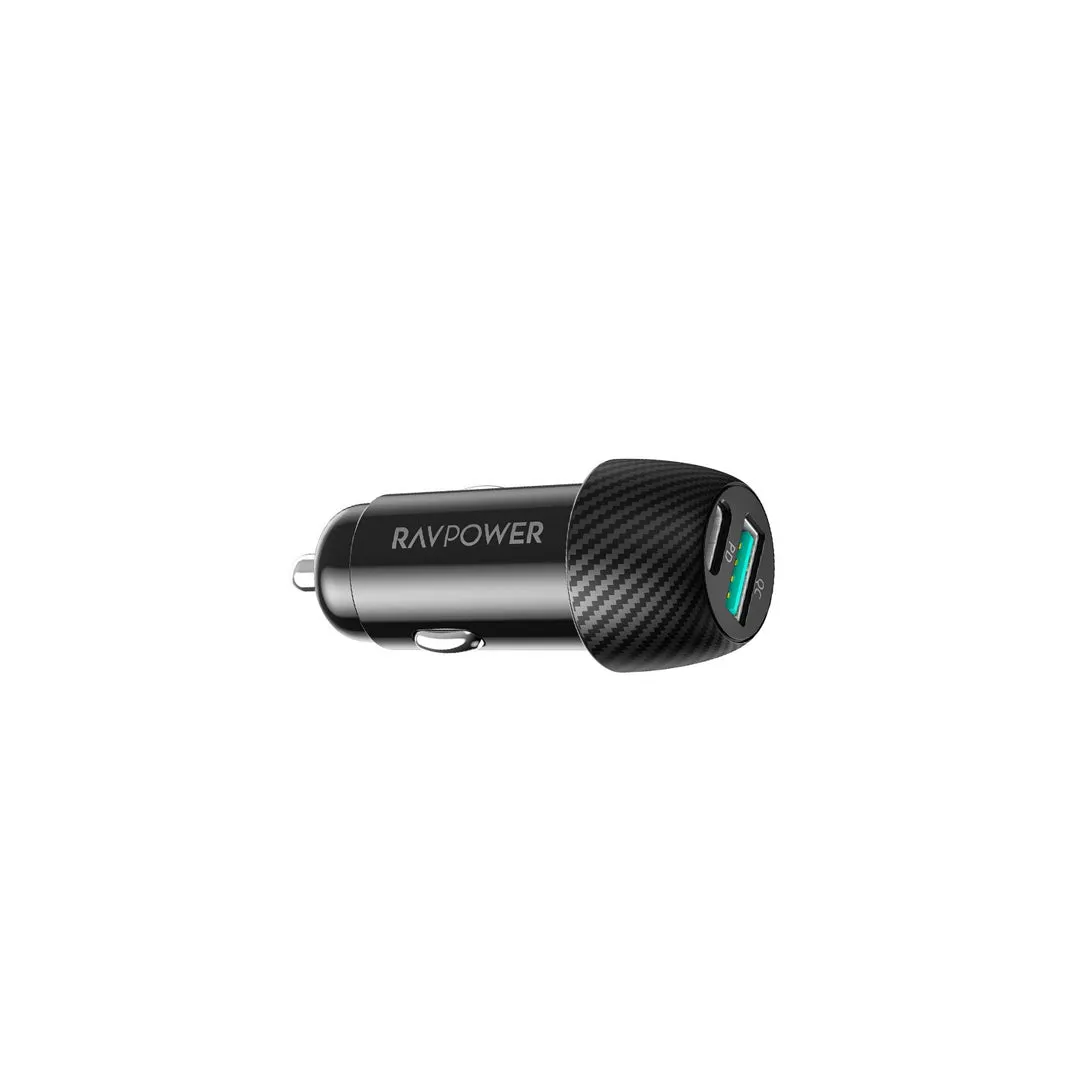 [CLEARANCE] RAVPower 2-Port USB Car Charger & Speedy Charging 49W / 50W with Universal Compatibility | RP-VC030, RP-VC032