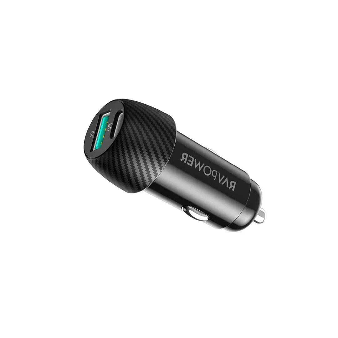 [CLEARANCE] RAVPower 2-Port USB Car Charger & Speedy Charging 49W / 50W with Universal Compatibility | RP-VC030, RP-VC032