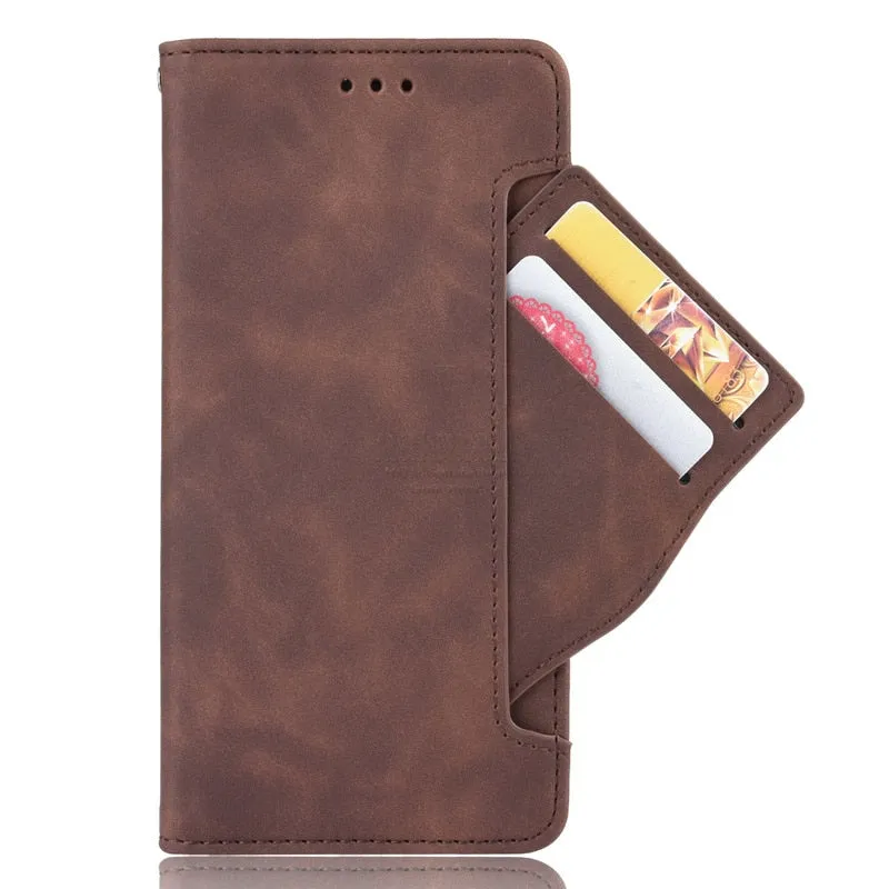 Cover for Google Pixel 6 6A Card Photo Holder Luxury Leather Phone Fundas