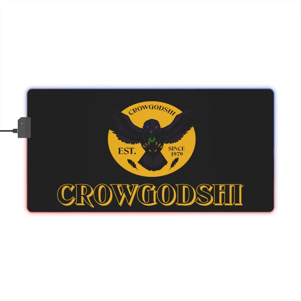 Crowgodshi LED Mouse Pad, GOLD