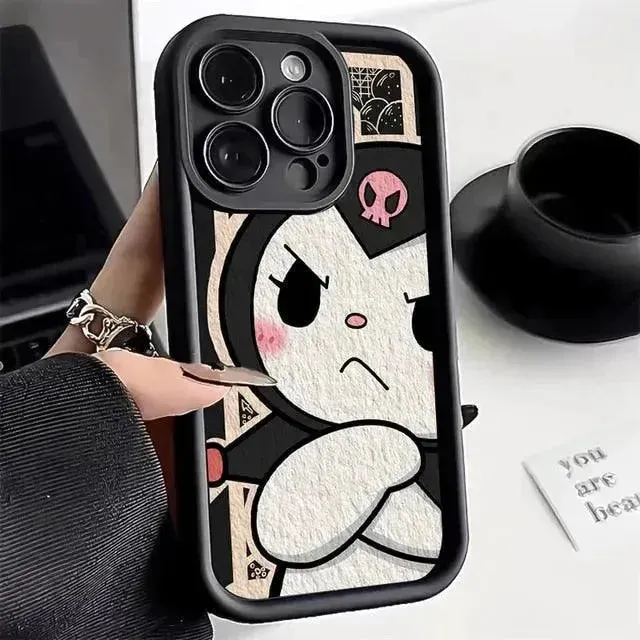 Cute Sanrio Kuromi Trend Case (For iPhones)