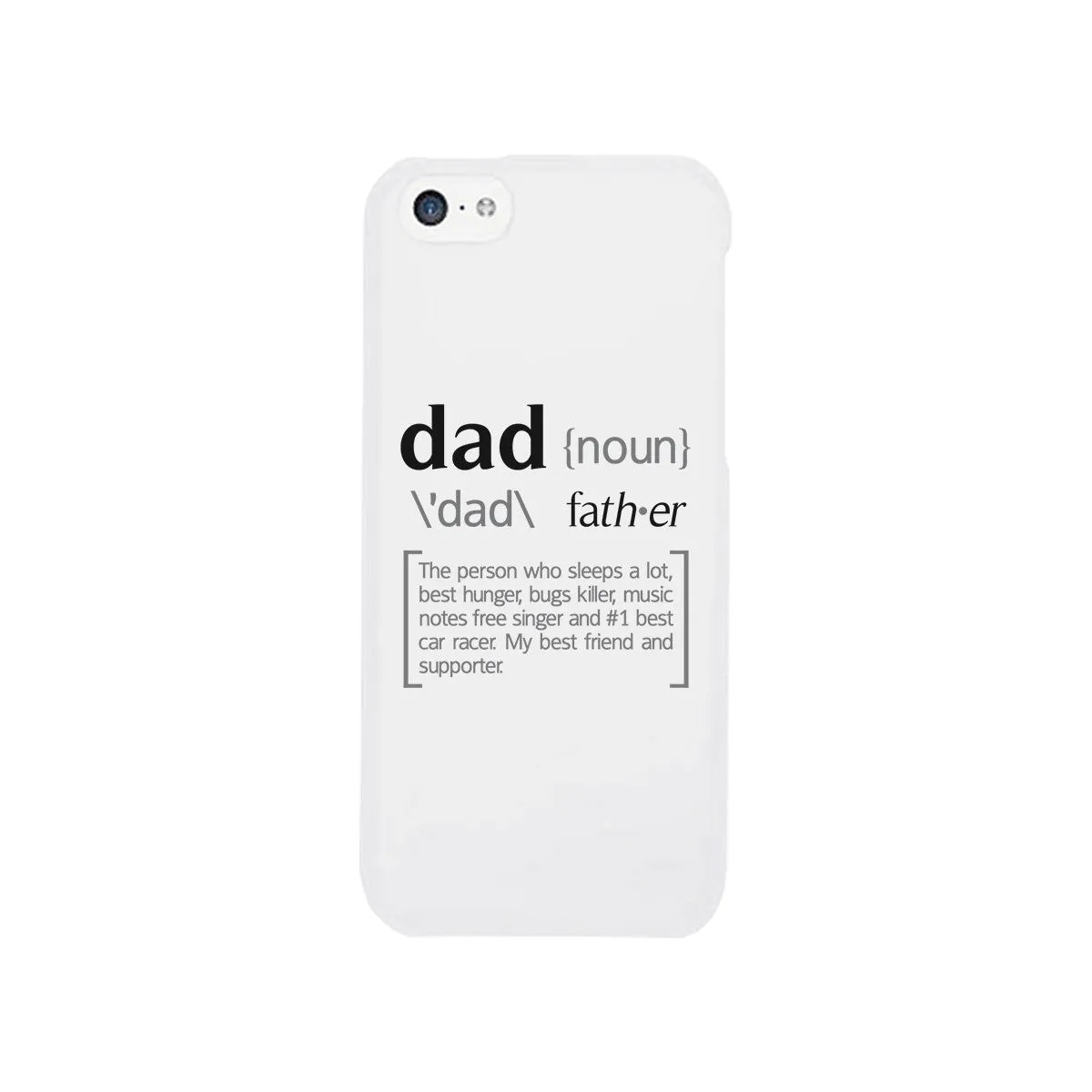 Dad Noun White iPhone 5 Case