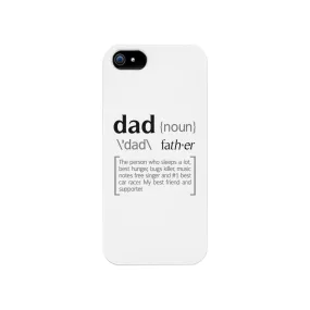 Dad Noun White iPhone 5 Case