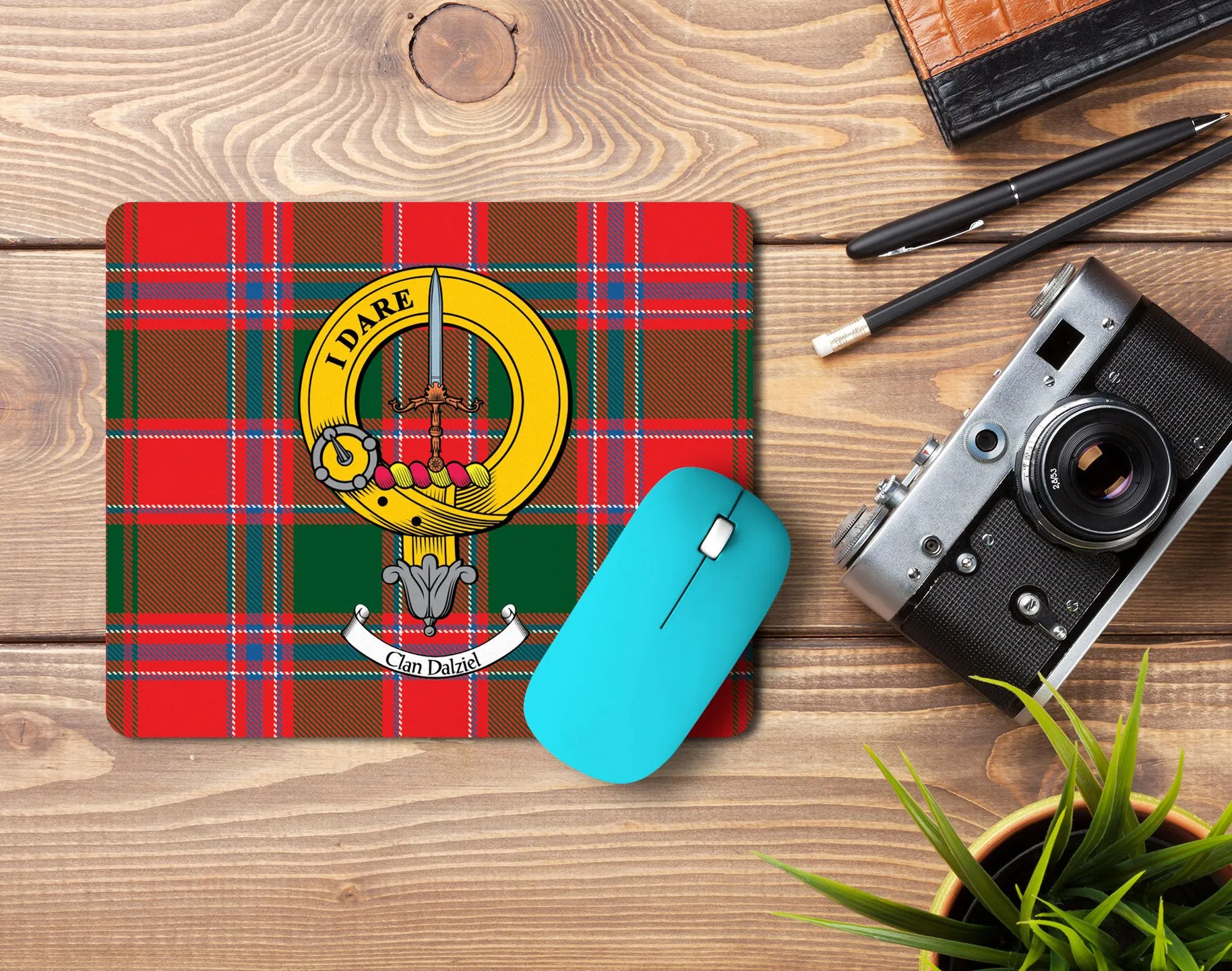 Dalziel Clan Crest Mouse Pad