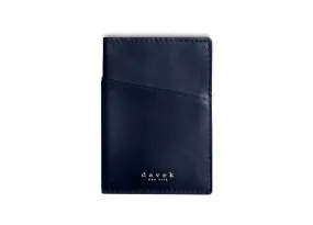 DAVEK CARDSLEEVE with pull tab for easy card access - NAVY