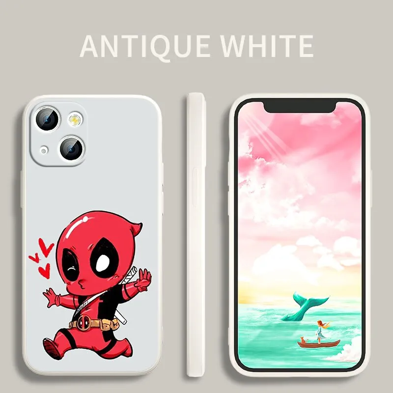 Deadpool Marvel Silicone iPhone Cases Collection-3 (Variants Available)