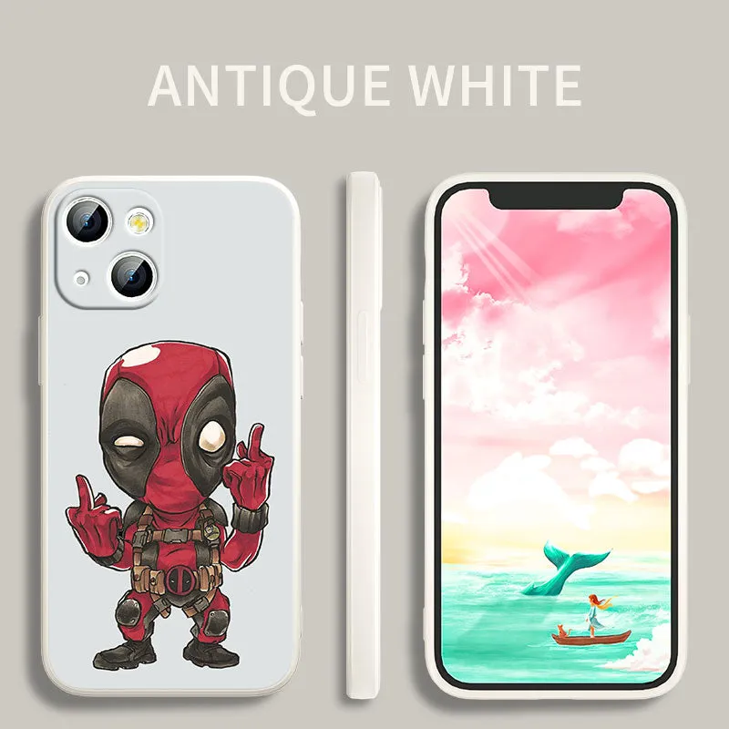 Deadpool Marvel Silicone iPhone Cases Collection-3 (Variants Available)