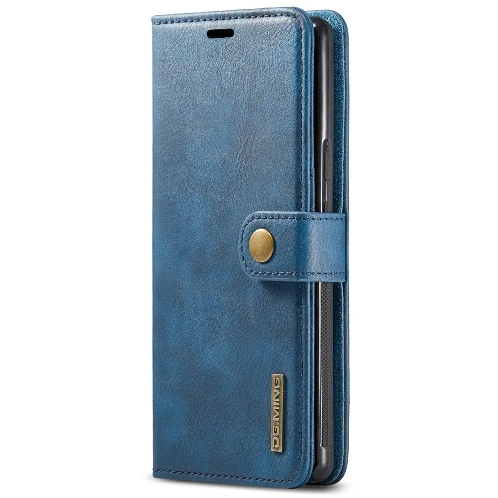 DG.MING Google Pixel 6 Pro 2-in-1 Wallet Case - Blue