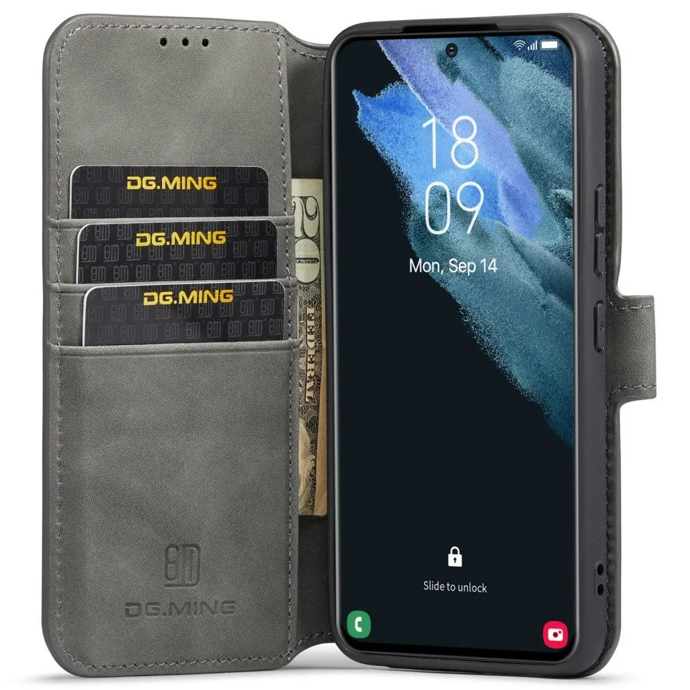 DG.MING Samsung Galaxy S22 Plus Retro Case - Grey