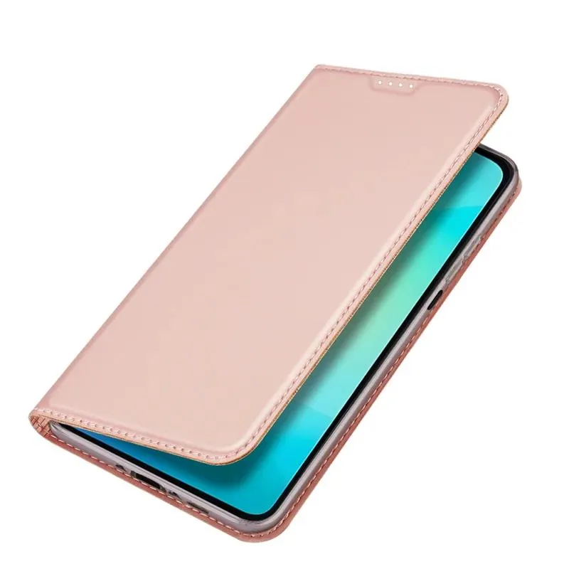 DUX DUCIS Skin Pro Faux Leather Wallet Flip Case for Samsung Galaxy A26 5G - Rose Gold