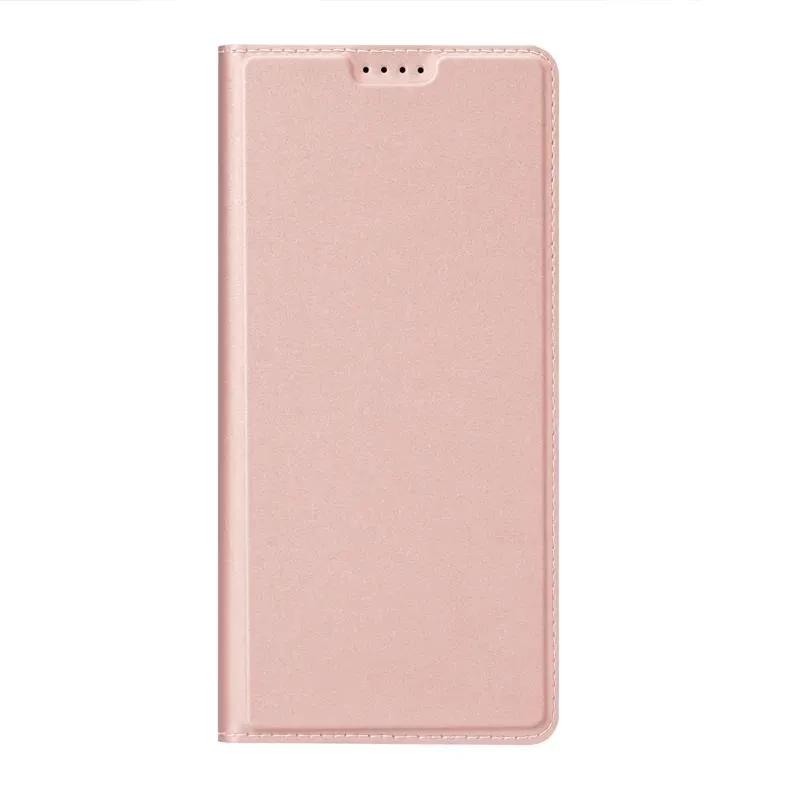 DUX DUCIS Skin Pro Faux Leather Wallet Flip Case for Samsung Galaxy A26 5G - Rose Gold