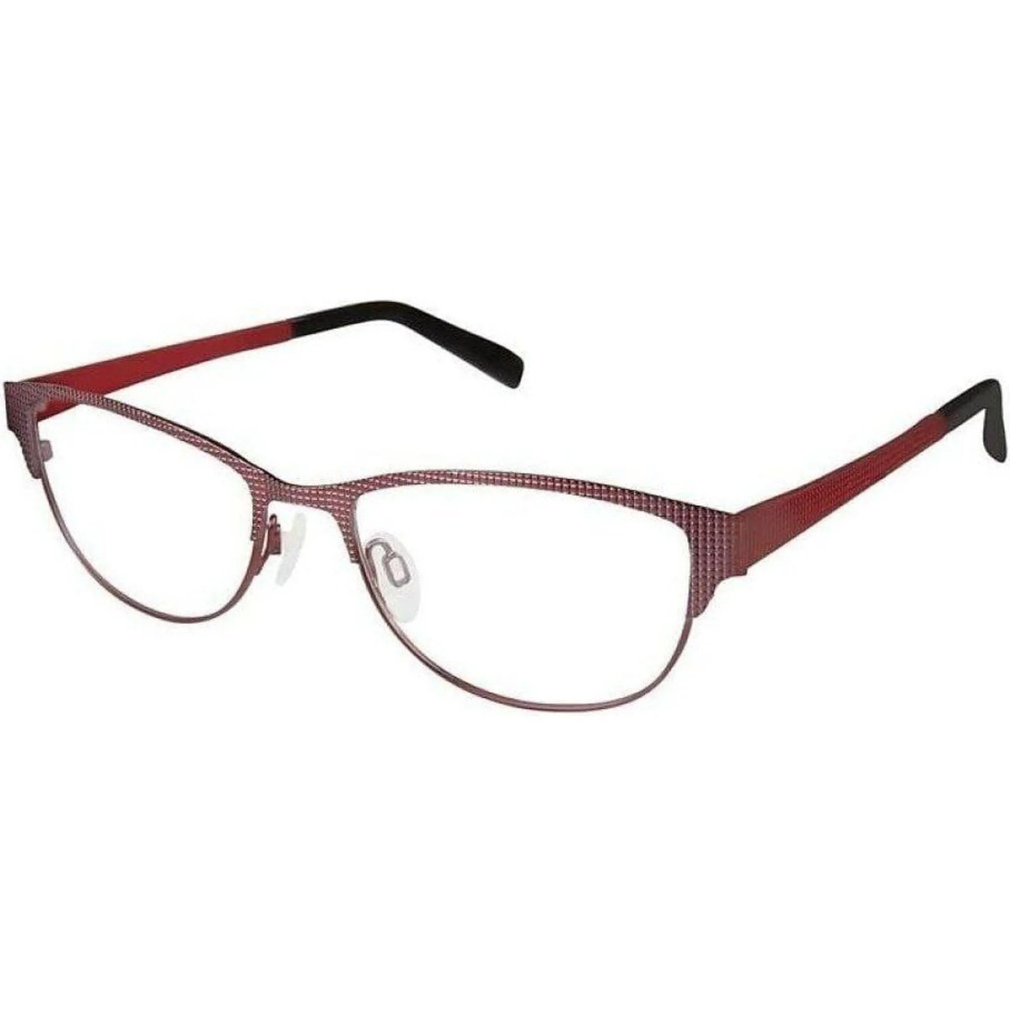 Eddie Bauer Women's Eyeglasses - Wine Metal Cat Eye Frame | EDDIE BAUER 32202 WI