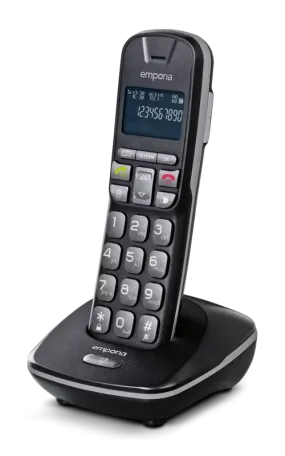 Emporia Talkhome Add-on Cordless DECT Landline Big Button Phone