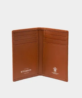 Ettinger Capra Slim Credit Card Case in Tan