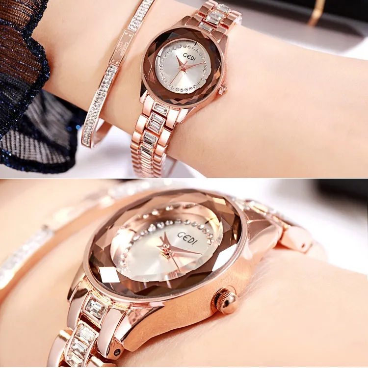 Fashion Diamond Dial Bracelet Women's Watch