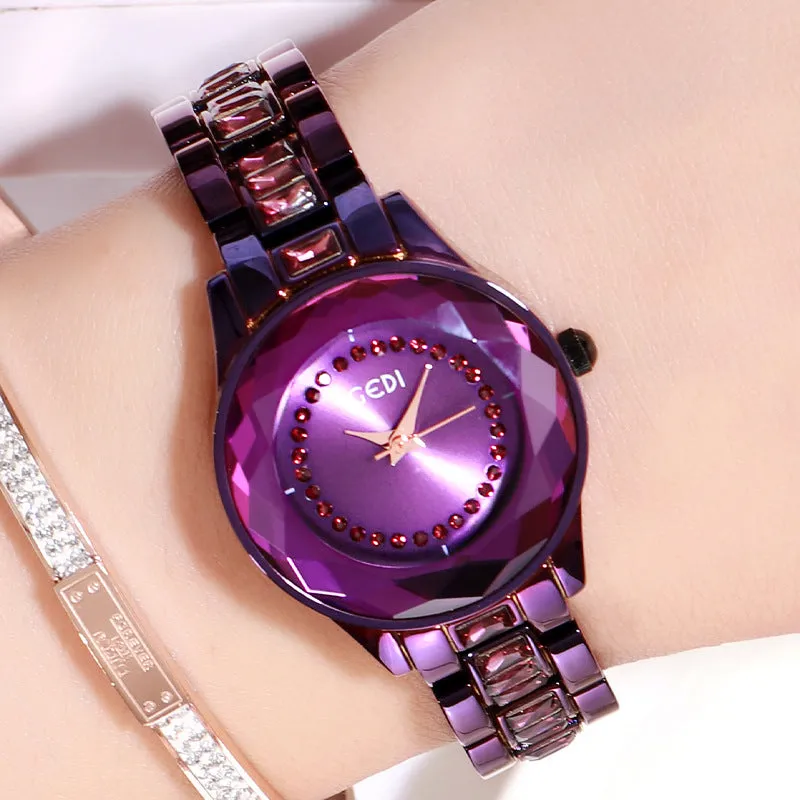 Fashion Diamond Dial Bracelet Women's Watch