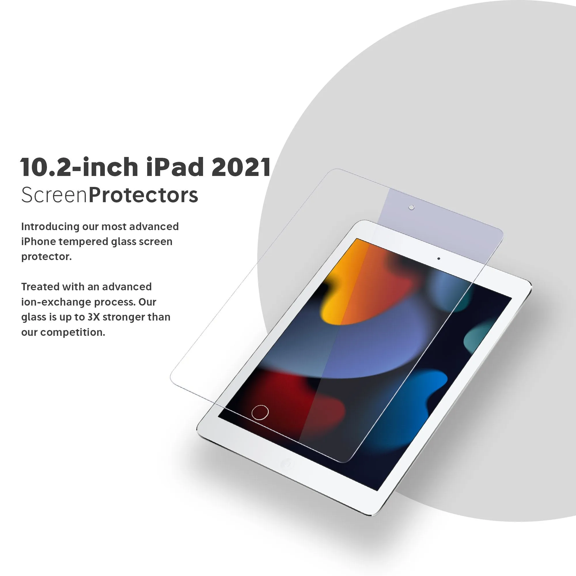 FLOLAB Anti Blue Light Screen Protector - Best for iPad 9th Gen