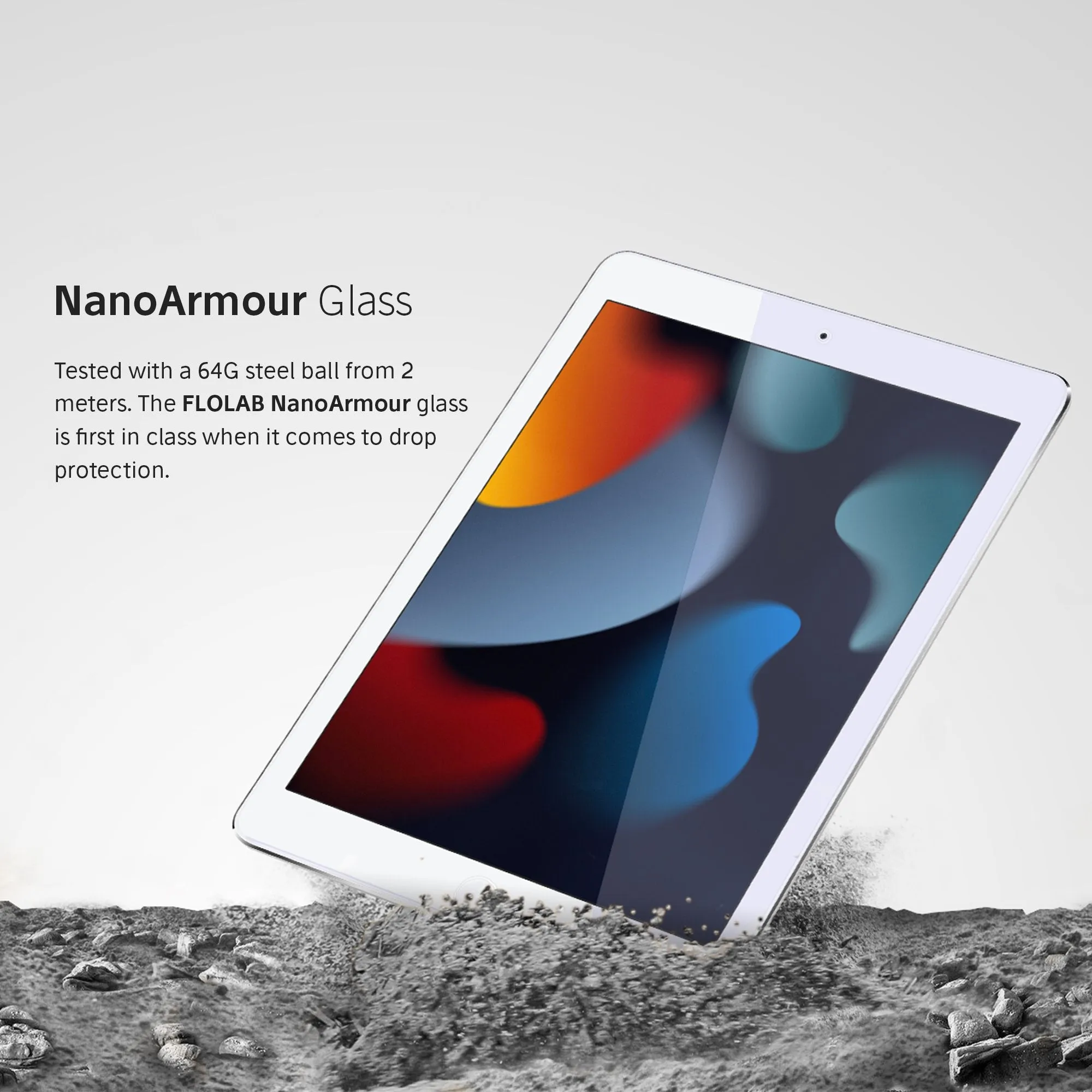 FLOLAB Anti Blue Light Screen Protector - Best for iPad 9th Gen