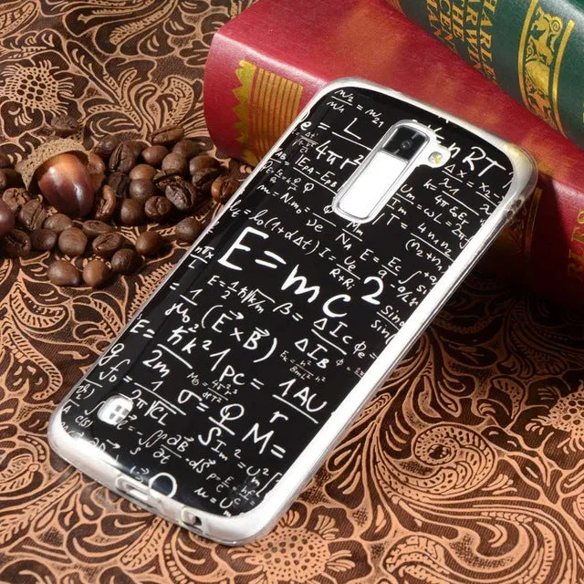 For LG K7 K8 Lte K10 Silicone Case Retro Tribe Cartoon Rubber TPU Case For LG K7 M1/ LG K8 Lte K350/ LG K10 M2 Phone Cases Cover