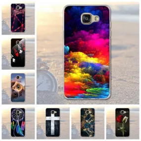 For Samsung Galaxy A5 2016 A510 Cover Scenery Pattern Soft TPU Cases For Samsung Galaxy A5(2016) A510F Mobile Phone Protect Case