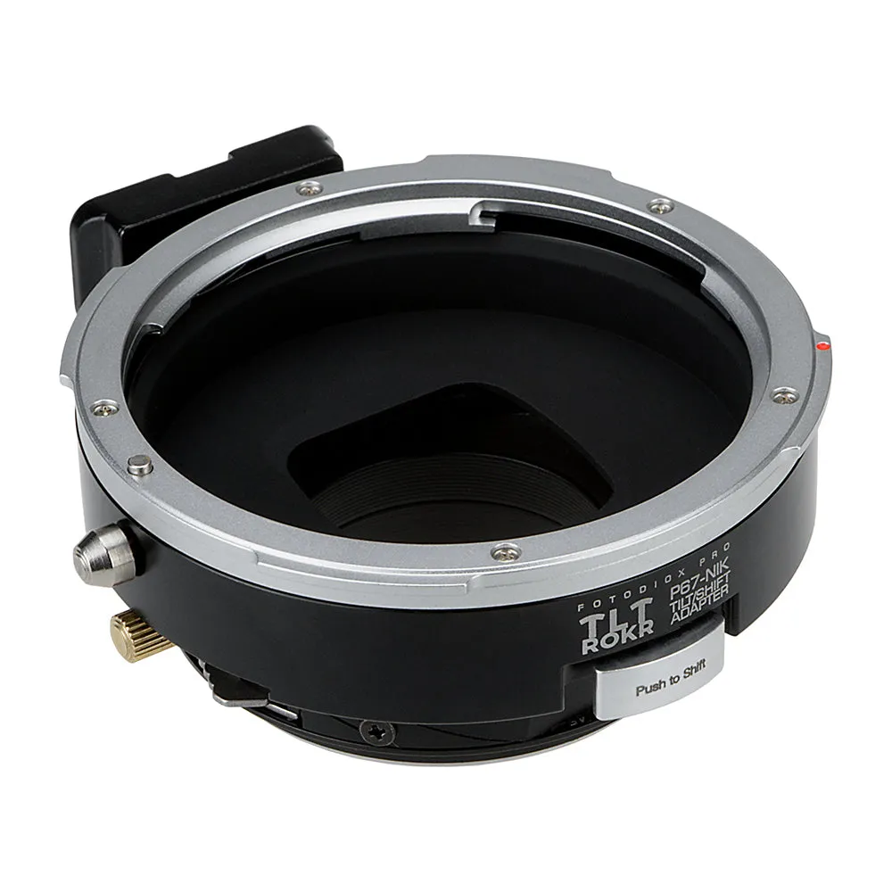 Fotodiox Pro TLT ROKR - Tilt / Shift Lens Mount Adapter for Pentax 6x7 (P67, PK67) Mount SLR Lenses to Nikon F Mount SLR Camera Body