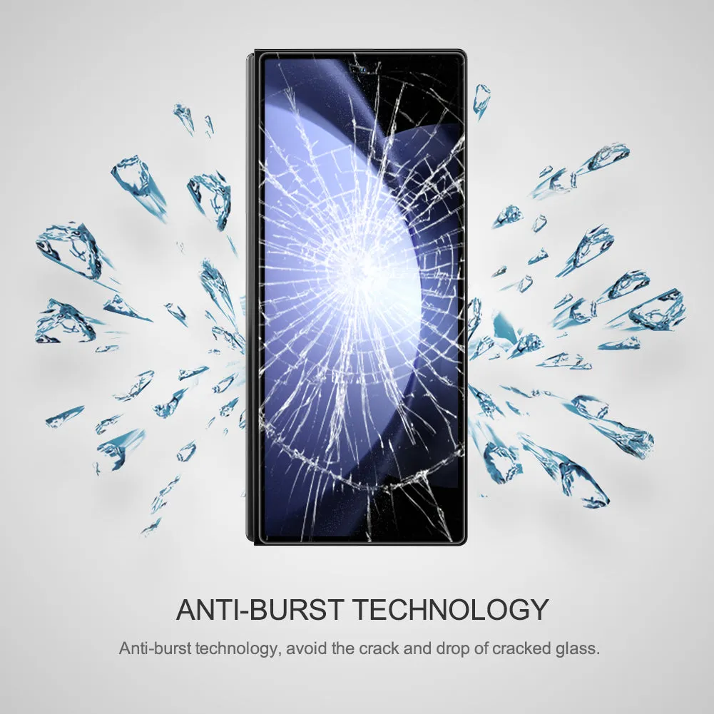 Full Coverage Glue AntiExplosion Tempered Glass Film Screen Protector For Samsung Galaxy Z Fold 6