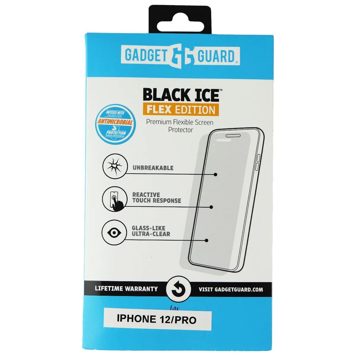 Gadget Guard Flex Edition Screen Protector for Apple iPhone 12 and 12 Pro