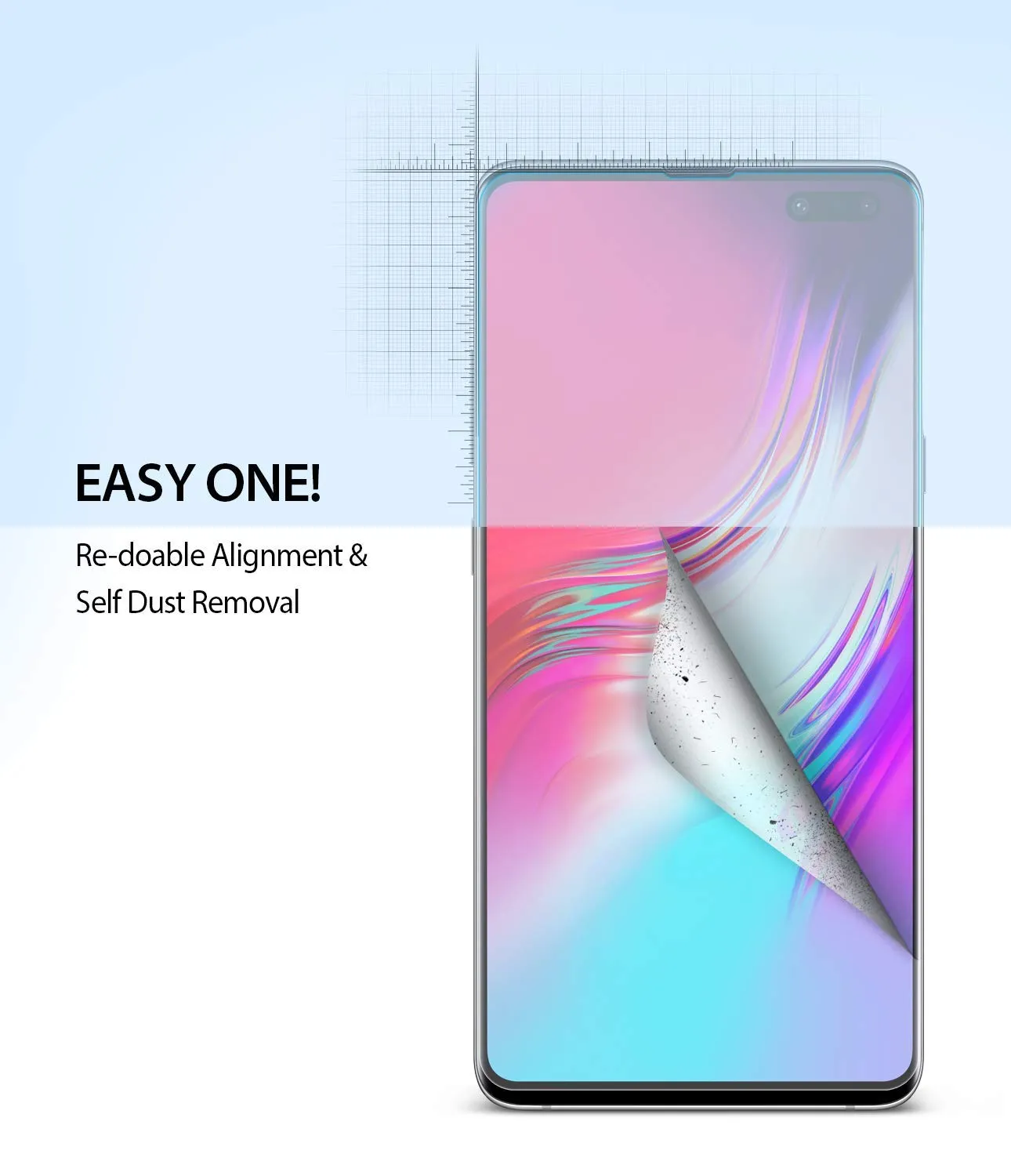 Galaxy S10 Screen Protector Film | DUAL EASY FULL - 1 Pack