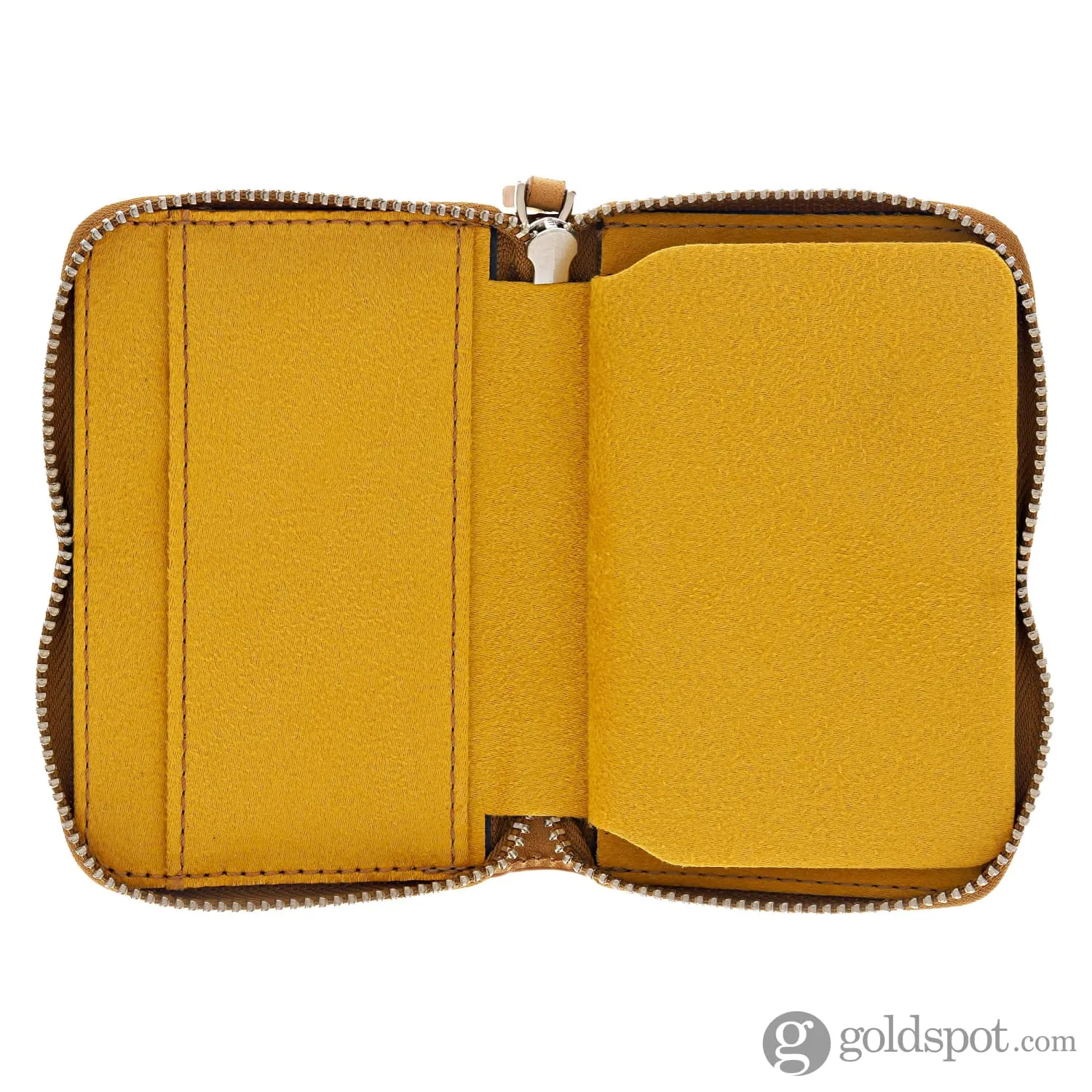 Galen Leather EDC Wallet in Crazy Horse Honey Ochre