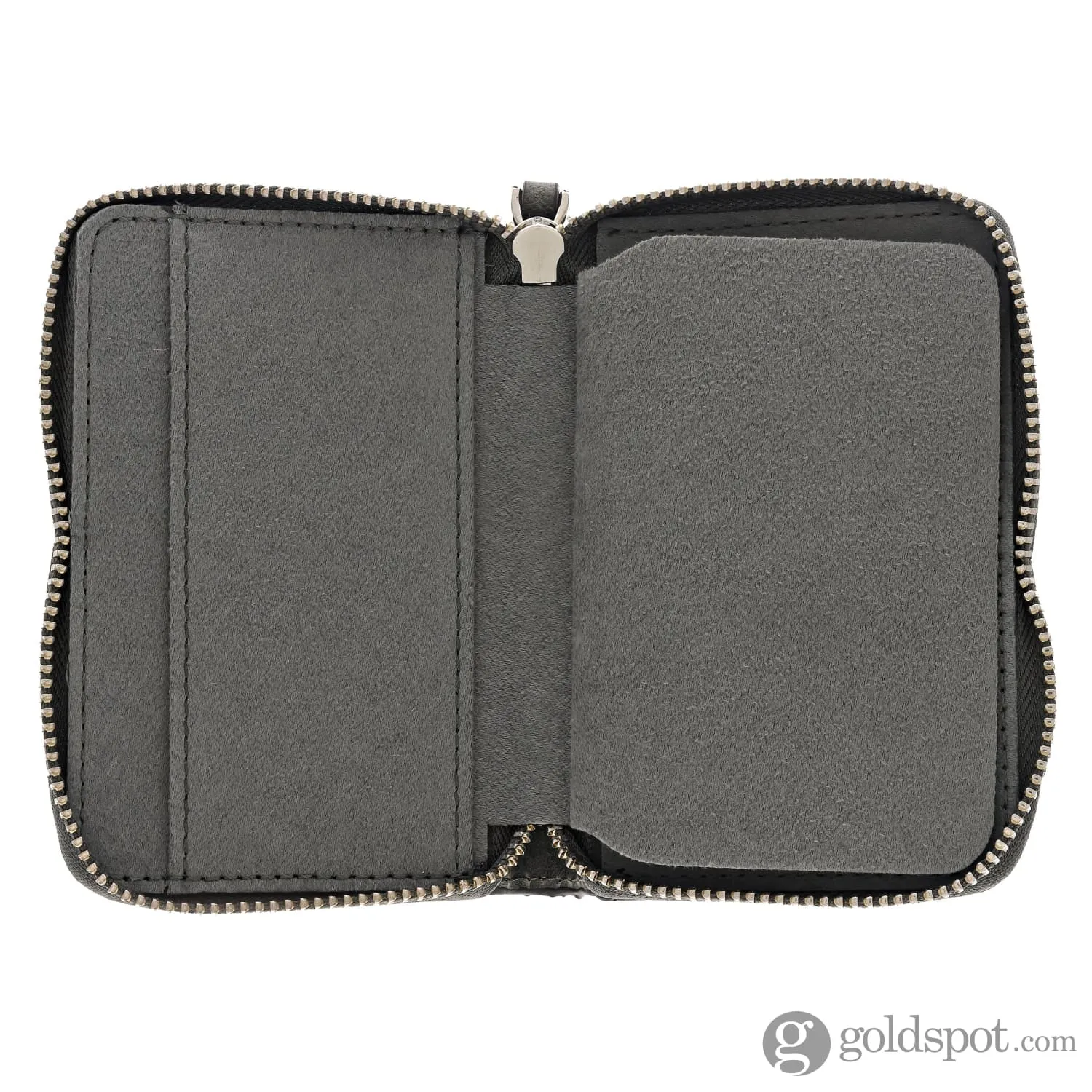 Galen Leather EDC Wallet in Crazy Horse Smokey Grey