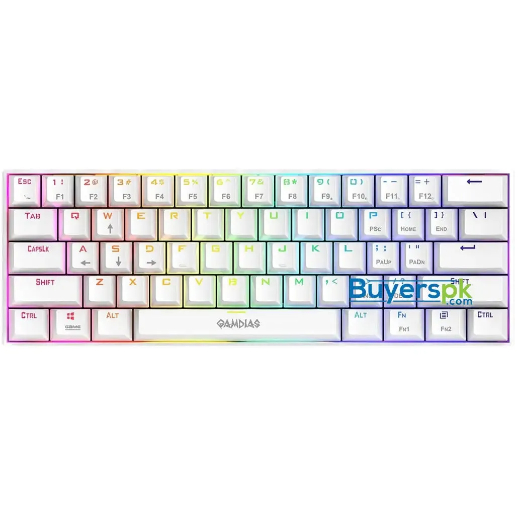 Gamdias Hermes E3 Rgb Mechanical Gaming Keyboard White