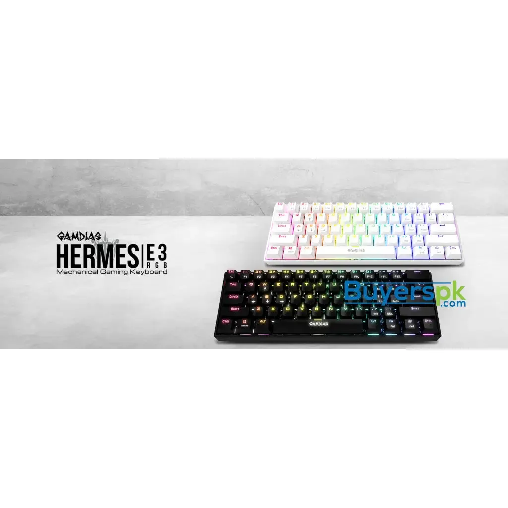 Gamdias Hermes E3 Rgb Mechanical Gaming Keyboard White