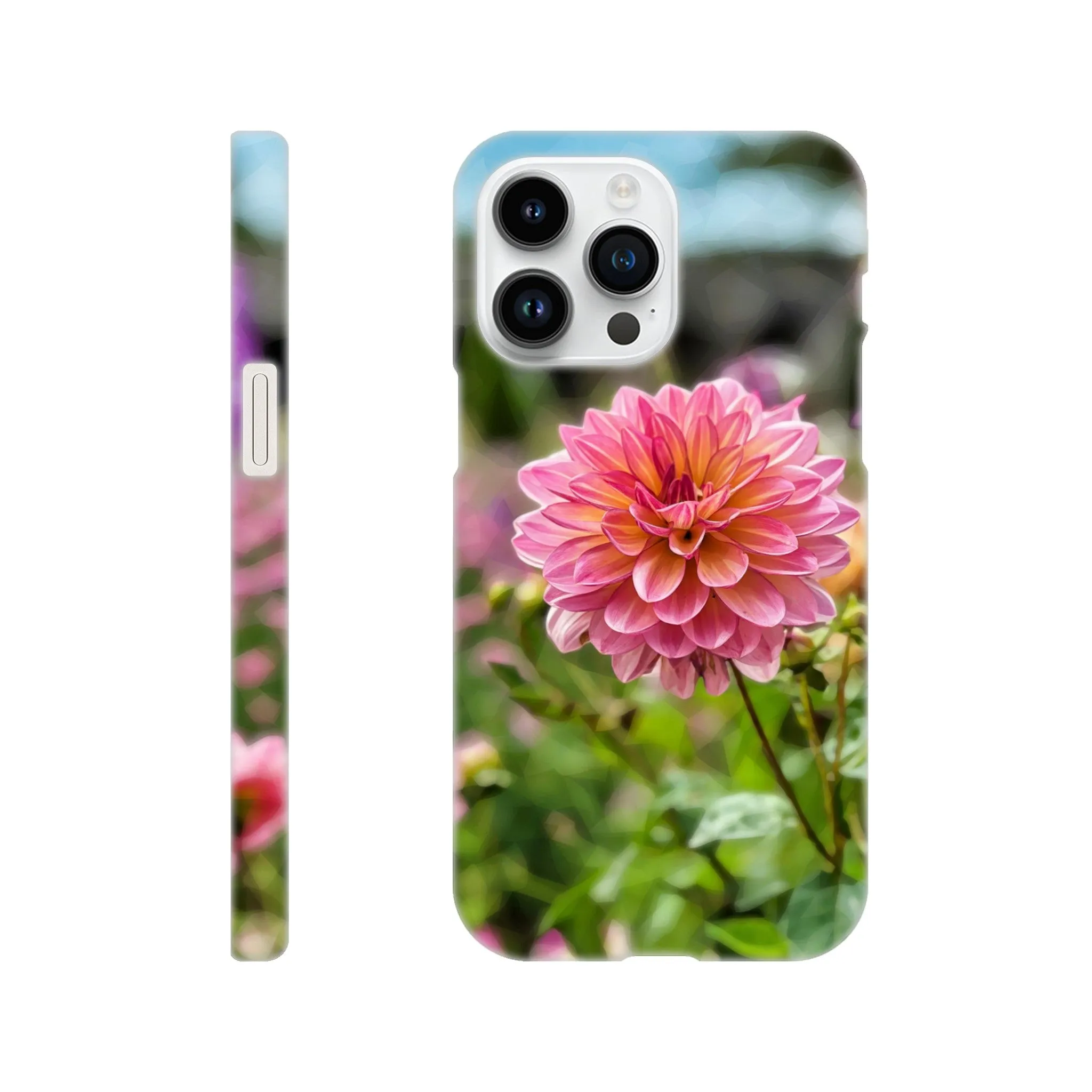 Garden Dahlia Slim Case Mobile Phone