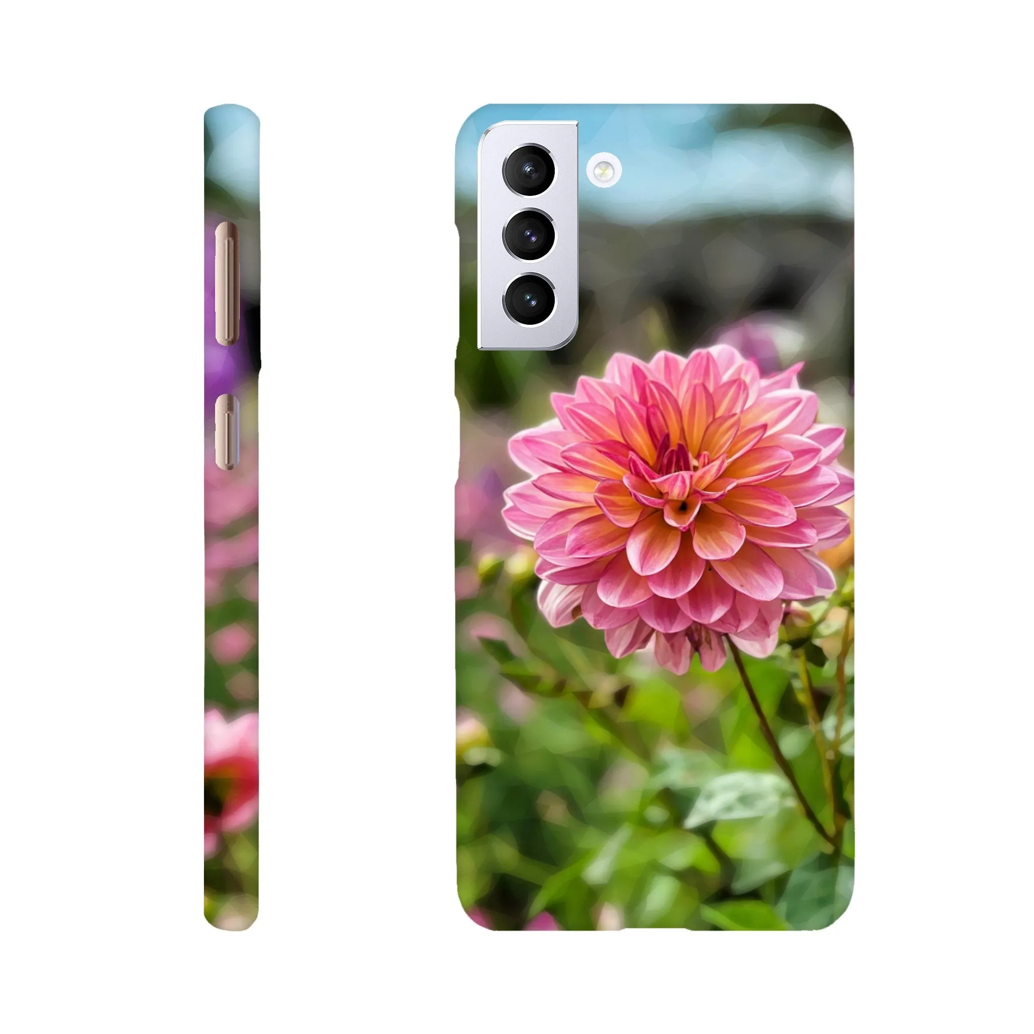 Garden Dahlia Slim Case Mobile Phone