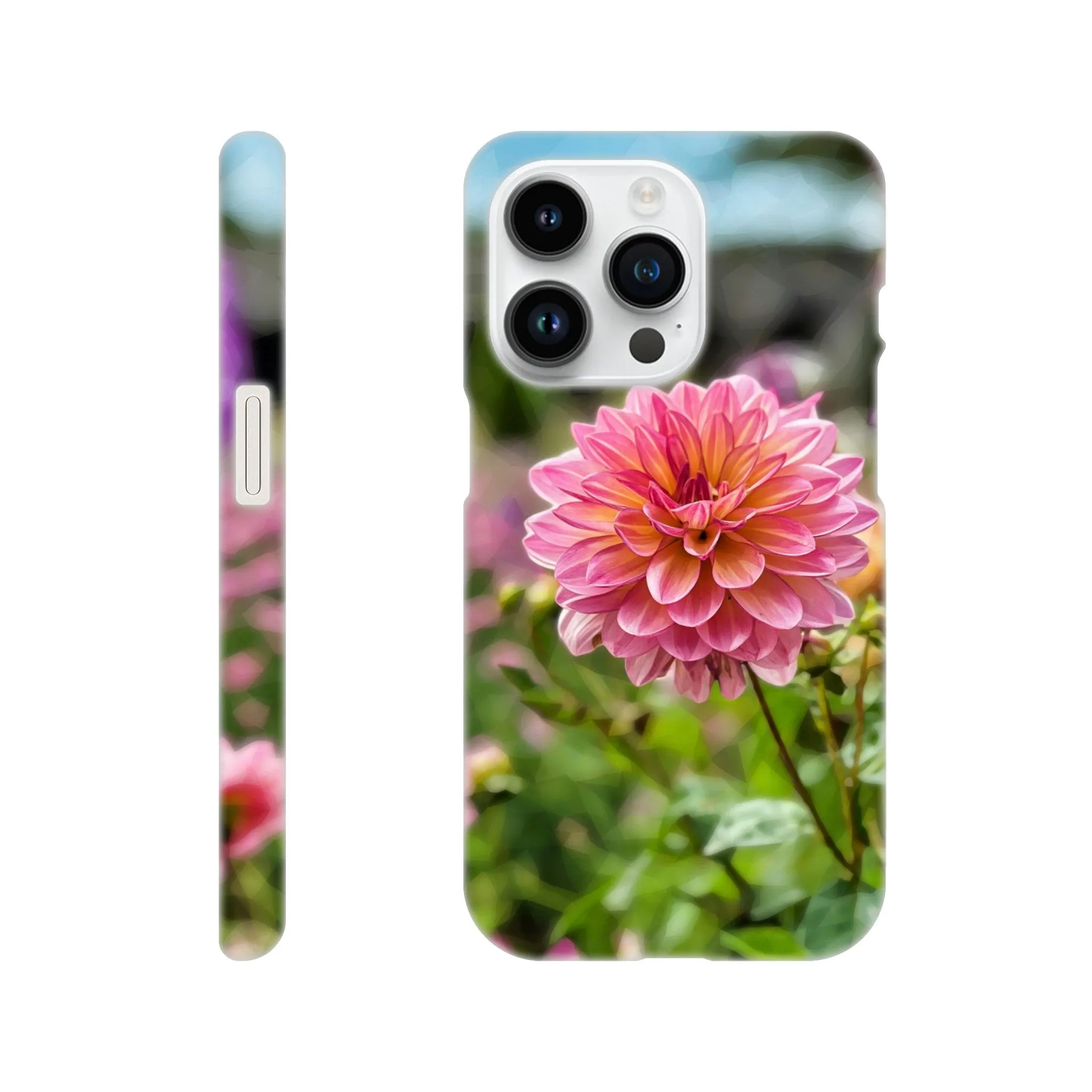 Garden Dahlia Slim Case Mobile Phone