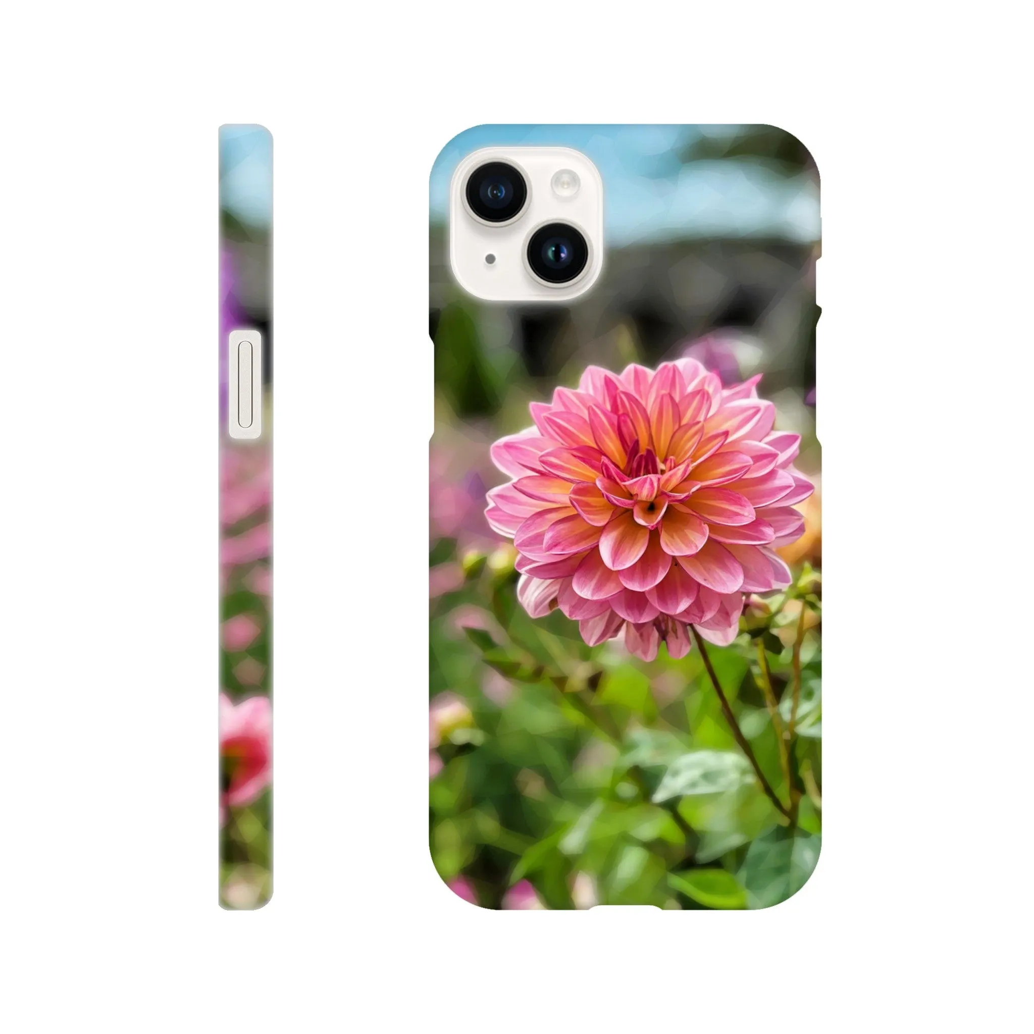 Garden Dahlia Slim Case Mobile Phone