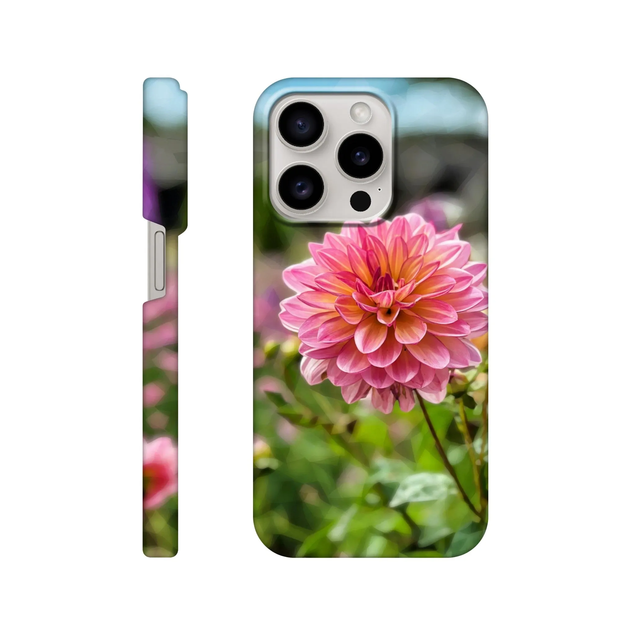 Garden Dahlia Slim Case Mobile Phone