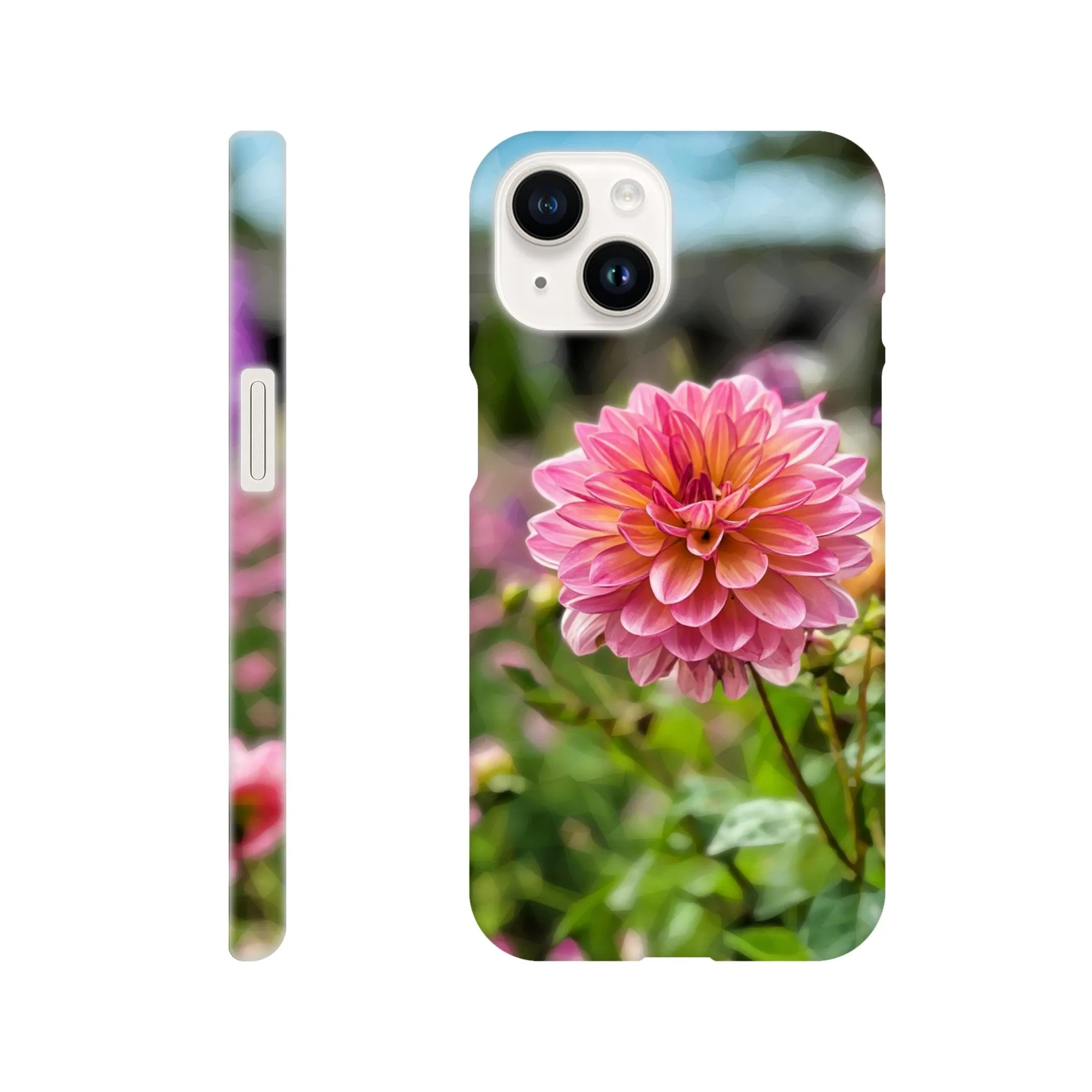 Garden Dahlia Slim Case Mobile Phone