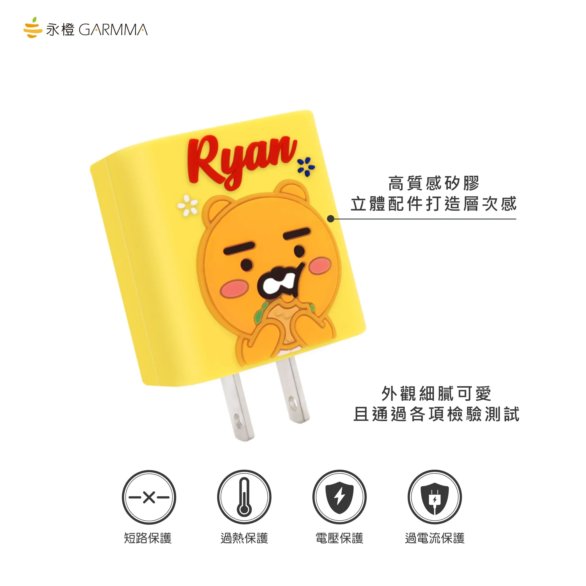 GARMMA Kakao Friends PD Type-C & QC3.0 USB Dual Port Quick Charger