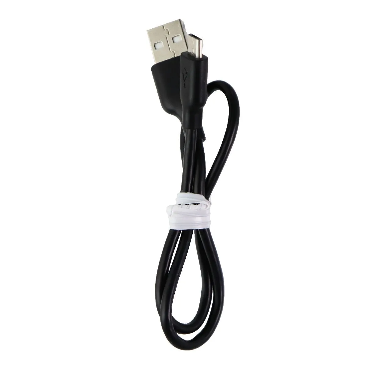 Generic 3 Ft Micro-USB Male to USB-A Male Charge and Data Sync Cable - Black