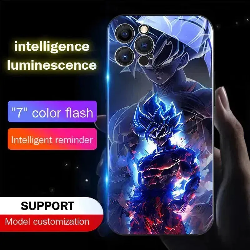 Glowing Goku Voice Controlled Smart LED Cover (For iPhone)