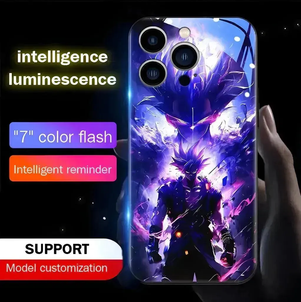 Glowing Goku Voice Controlled Smart LED Cover (For iPhone)